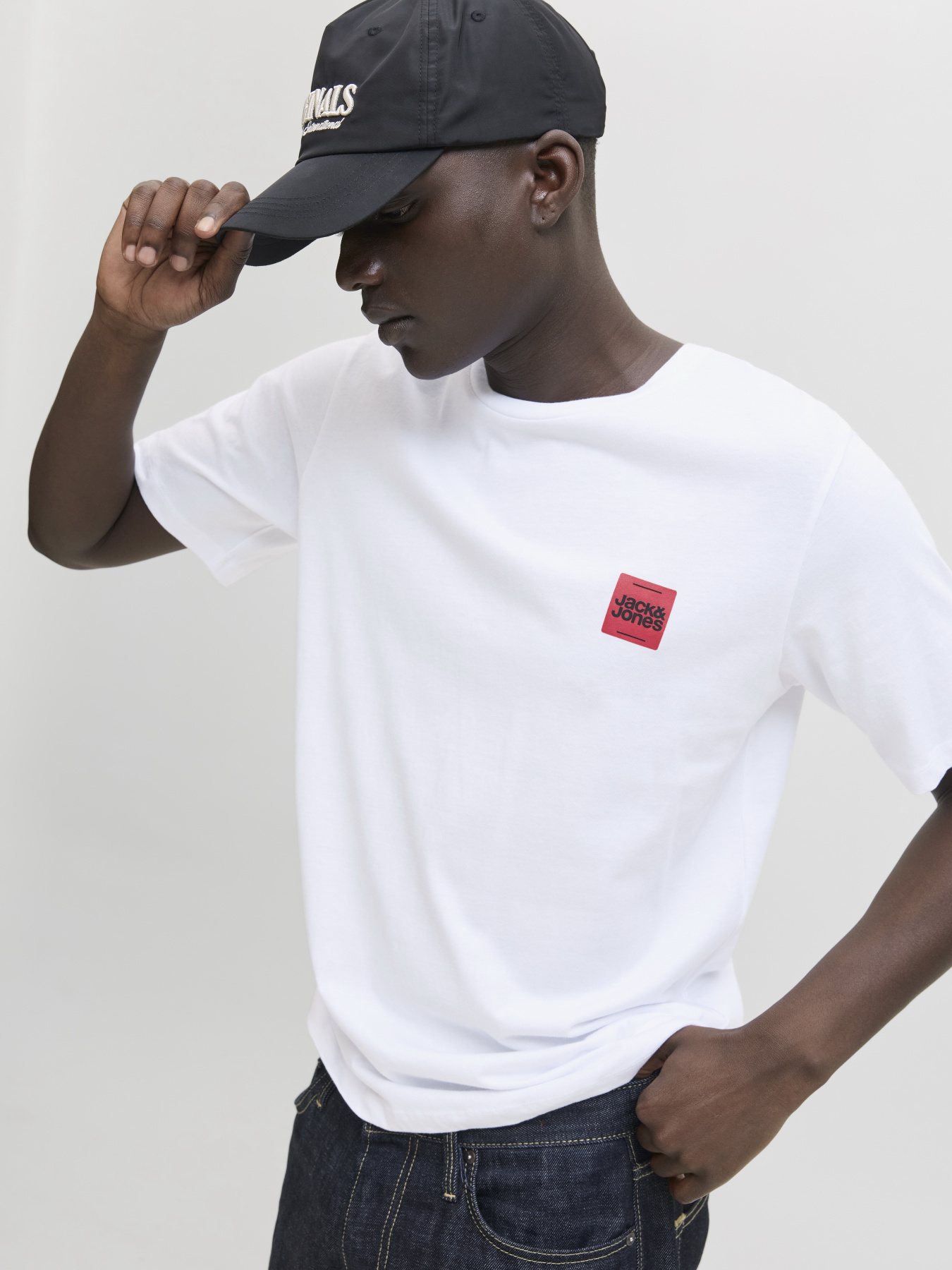 Футболка JACK & JONES модель 12279100_White Фото