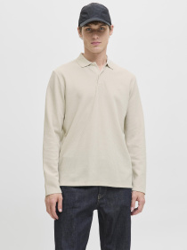Футболки і поло JACK & JONES AUSTIN POLO модель 12279542_Moonbeam Classic Фото