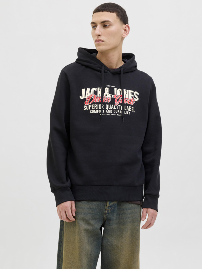 Худі JACK & JONES модель 12279649_Black - фото