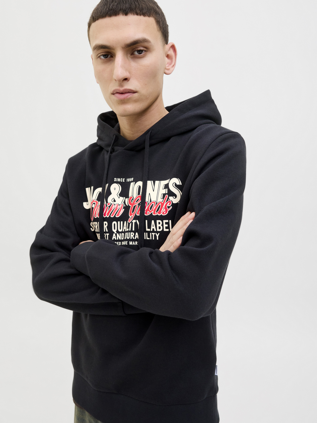 Худі JACK & JONES модель 12279649_Black Фото