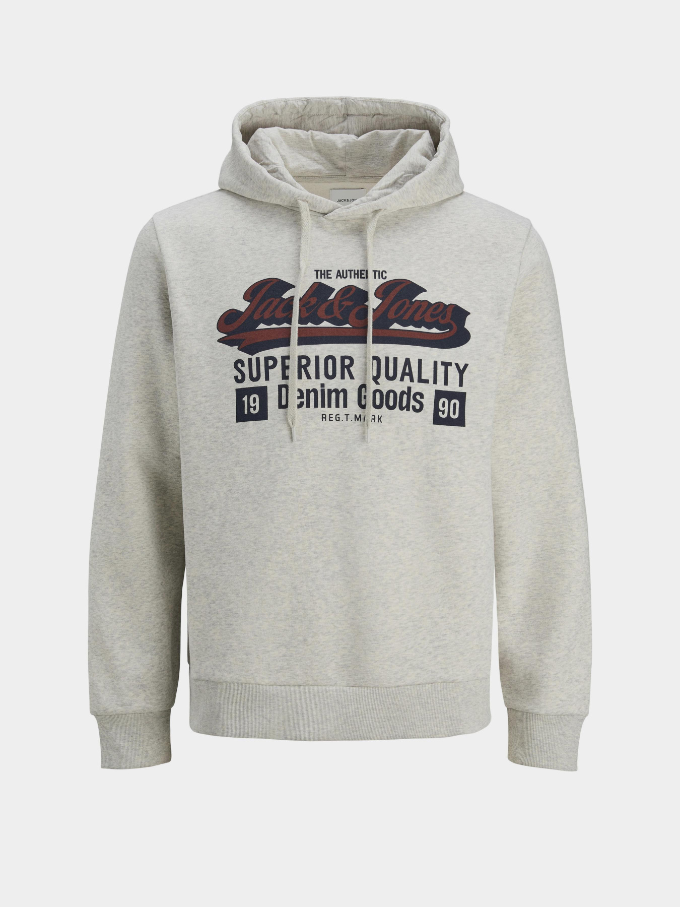 Худи JACK & JONES модель 12279649_White Melange Фото