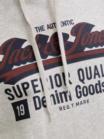 Худі JACK & JONES модель 12279649_White Melange Фото