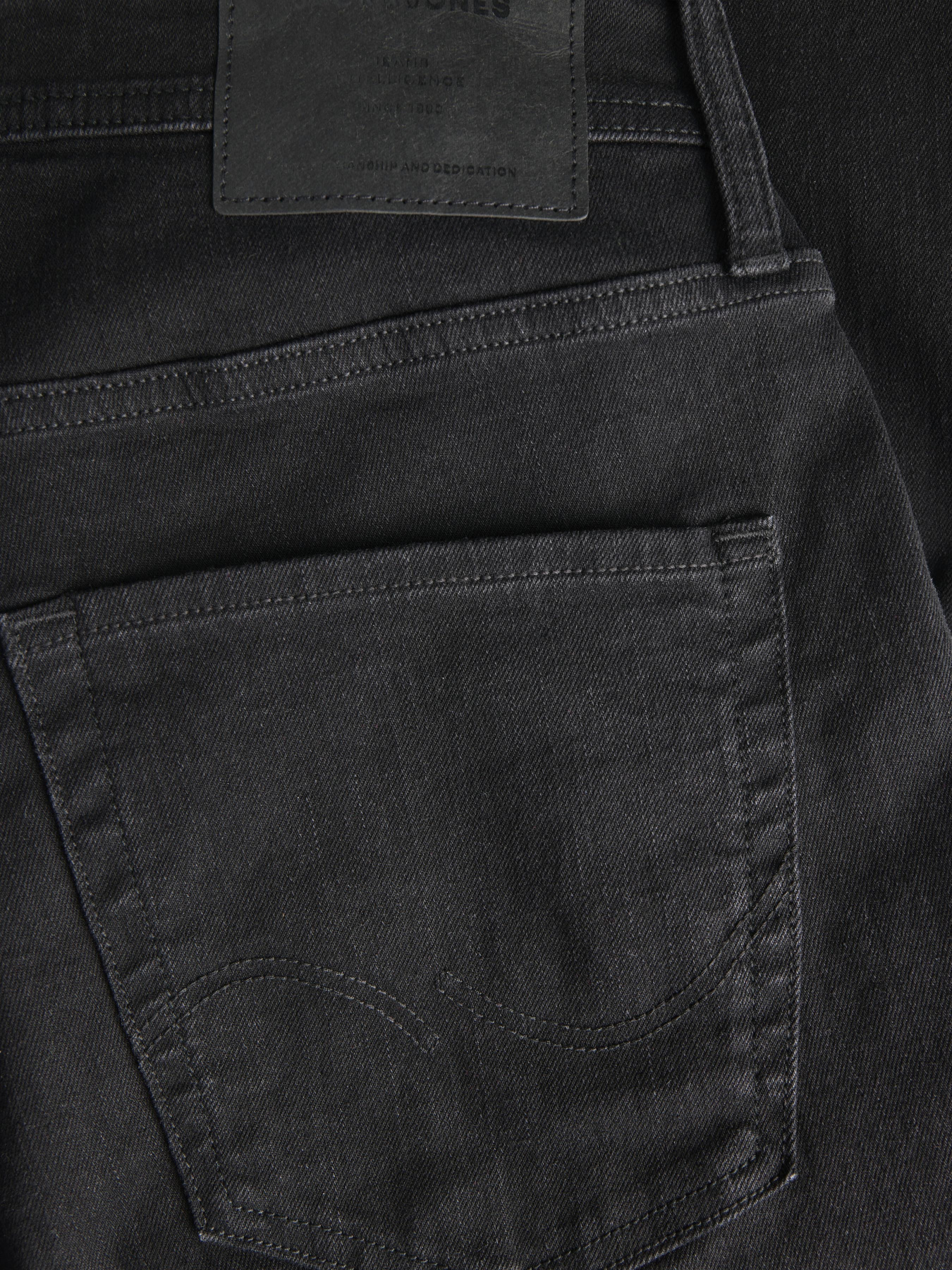 Зауженные джинсы JACK & JONES модель 12282670_Black Denim Фото