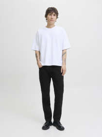 Зауженные джинсы JACK & JONES модель 12282670_Black Denim Фото