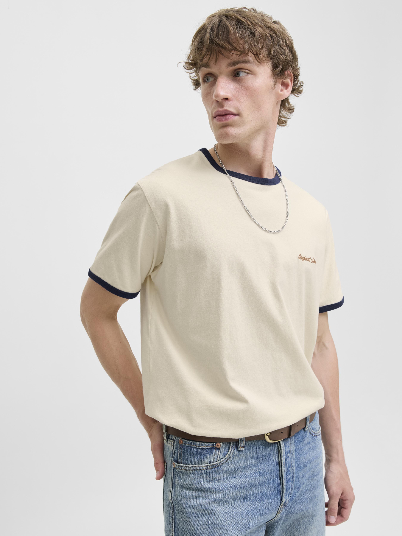 Футболка JACK & JONES модель 12282900_Antique White Фото