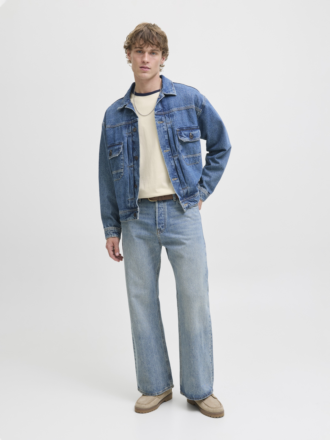 Футболка JACK & JONES модель 12282900_Antique White Фото