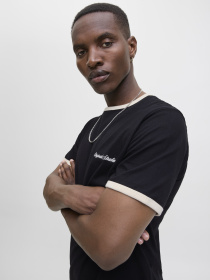 Футболка JACK & JONES модель 12282900_Black Фото