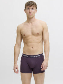 Набір трусів JACK & JONES модель 12285370_Plum Perfect Black - Duffl Набір трусів JACK & JONES модель 12285370_Plum Perfect Black - Duffl Фото