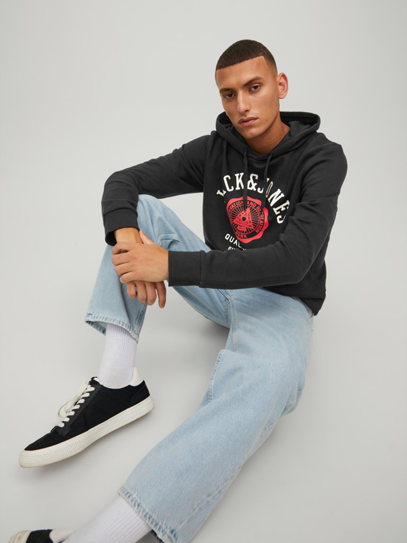 Худи JACK & JONES модель 12210824_Black Фото