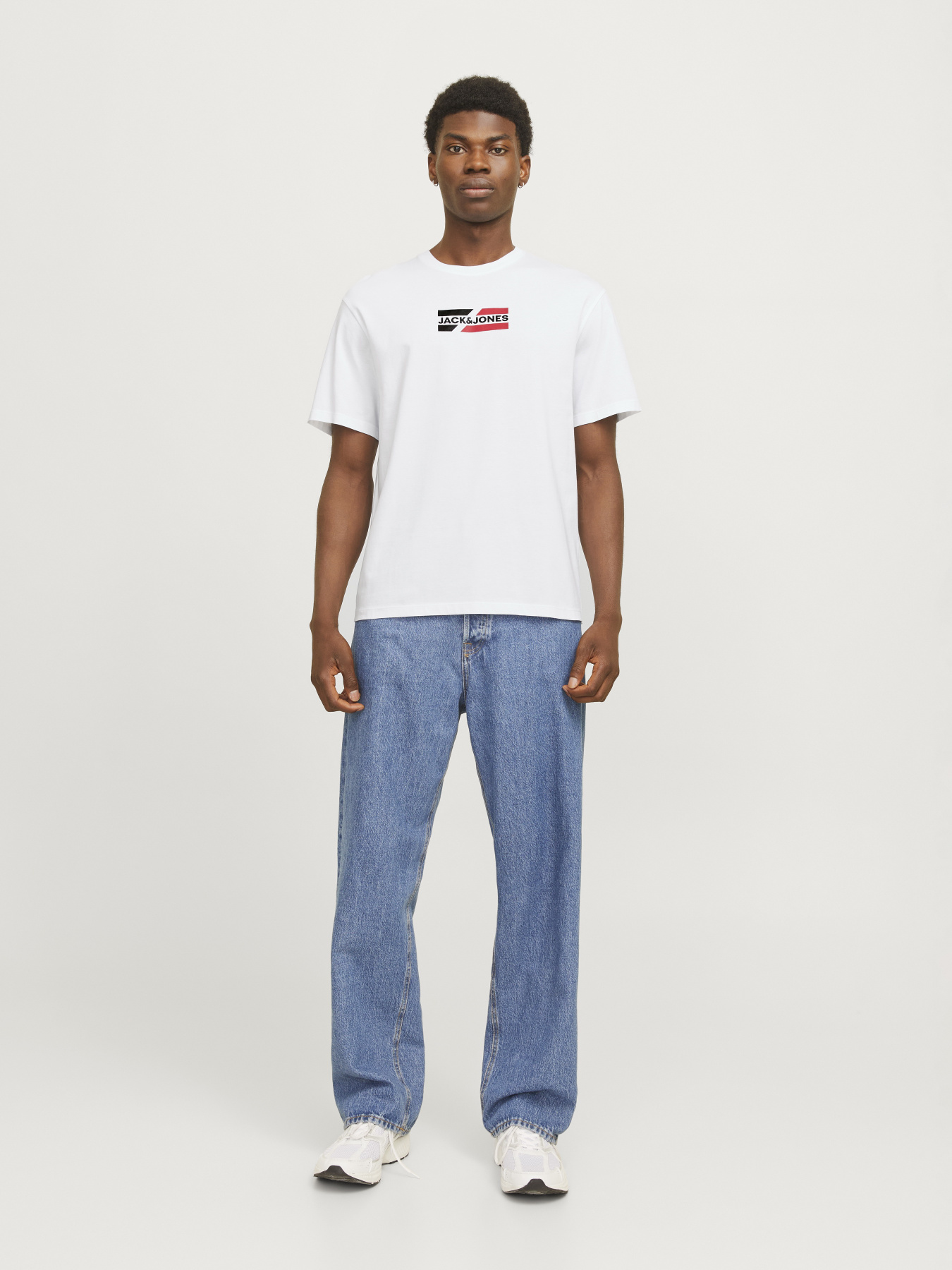 Футболка JACK & JONES модель 12268415_White 01 Фото