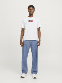 Футболка JACK & JONES модель 12268415_White 01 Фото