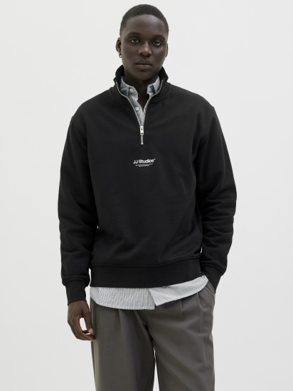 Світшот JACK & JONES модель 12278793_Black - фото