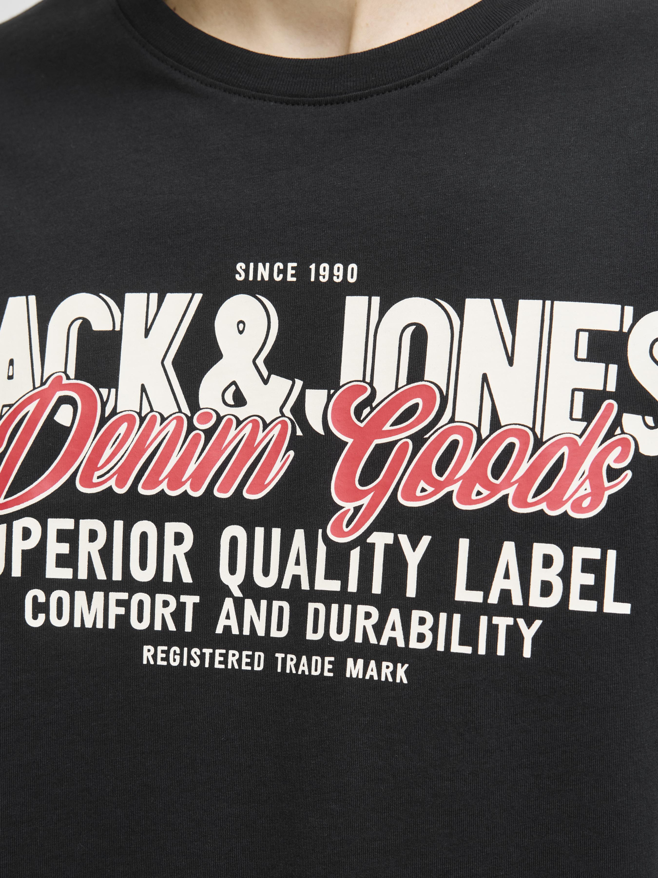 Футболка JACK & JONES модель 12279535_Black Фото