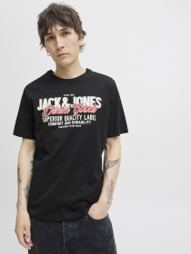Футболка JACK & JONES модель 12279535_Black Фото