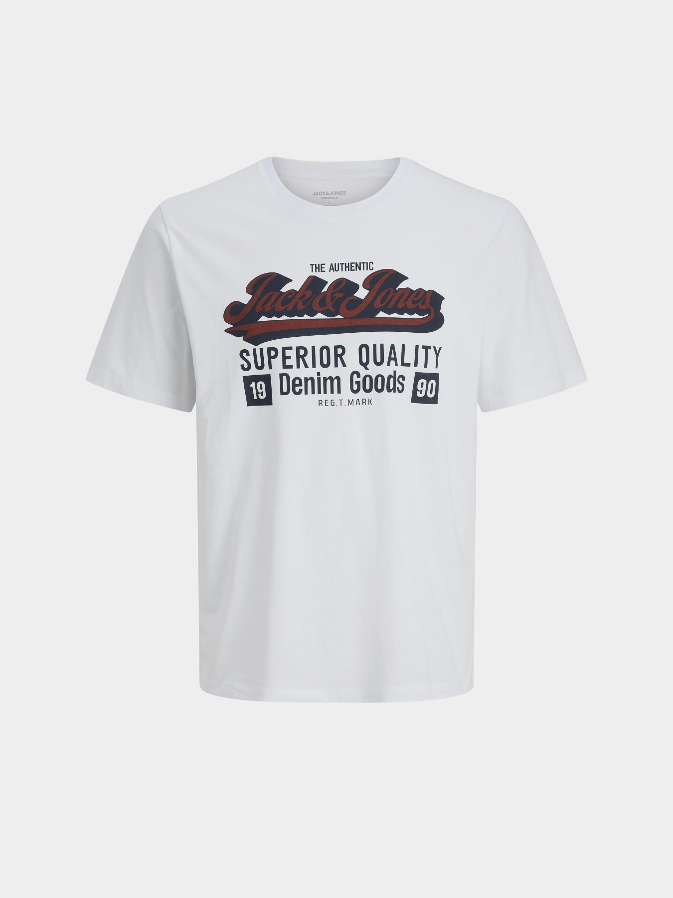 Футболка JACK & JONES модель 12279535_Cloud Dancer Фото