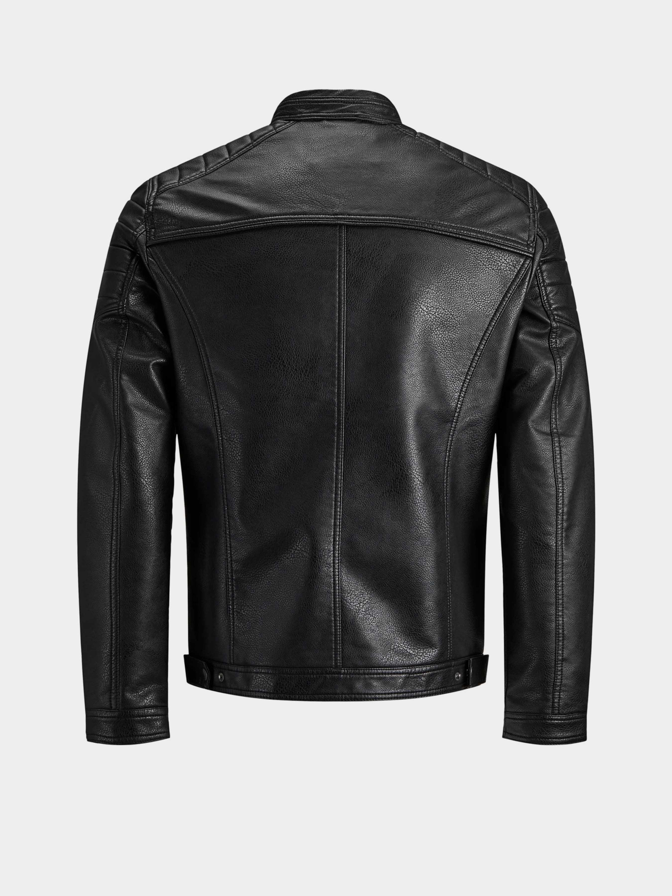 Демисезонная куртка JACK & JONES модель 12147218_Black PU Фото