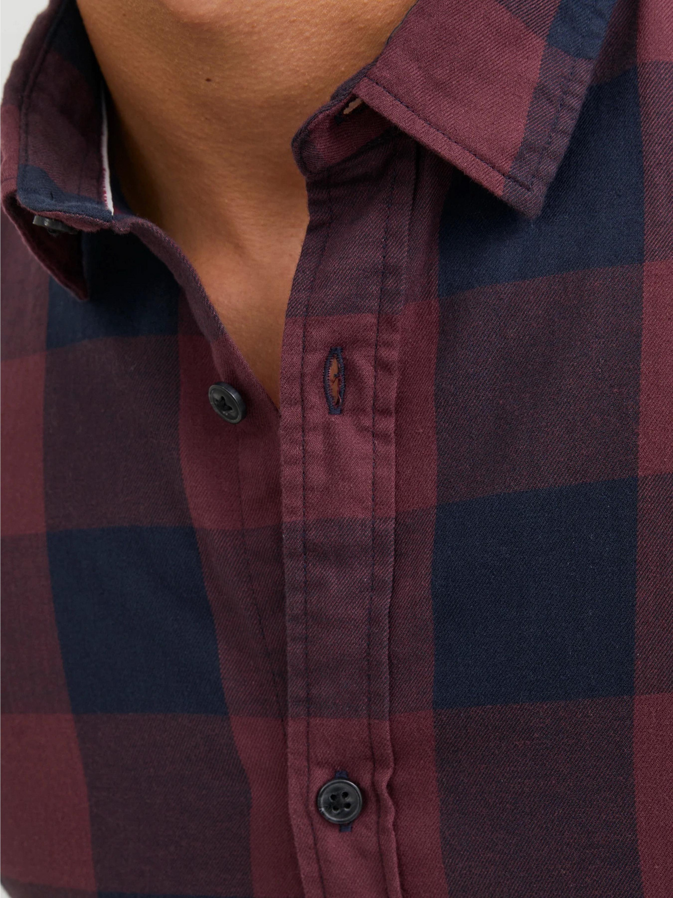 Сорочки JACK & JONES GINGHAM TWILL SHIRT модель 12181602_Port Royale SLIM FIT Сорочки JACK & JONES GINGHAM TWILL SHIRT модель 12181602_Port Royale SLIM FIT Фото