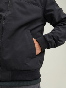 Бомбер JACK & JONES модель 12200208_Black SOLID Фото