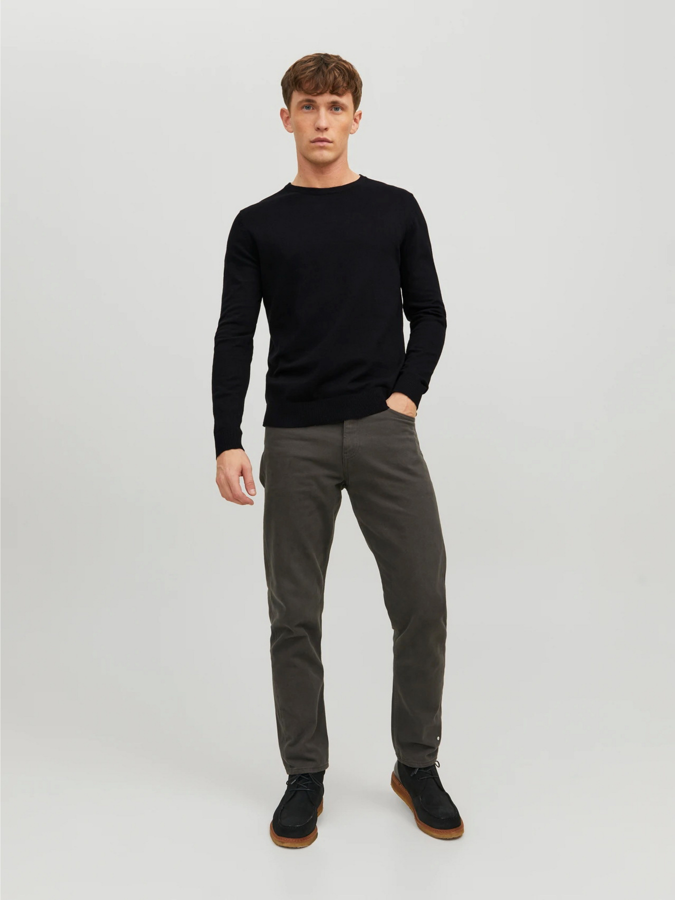 Джемпер JACK & JONES модель 12208364_Black Фото