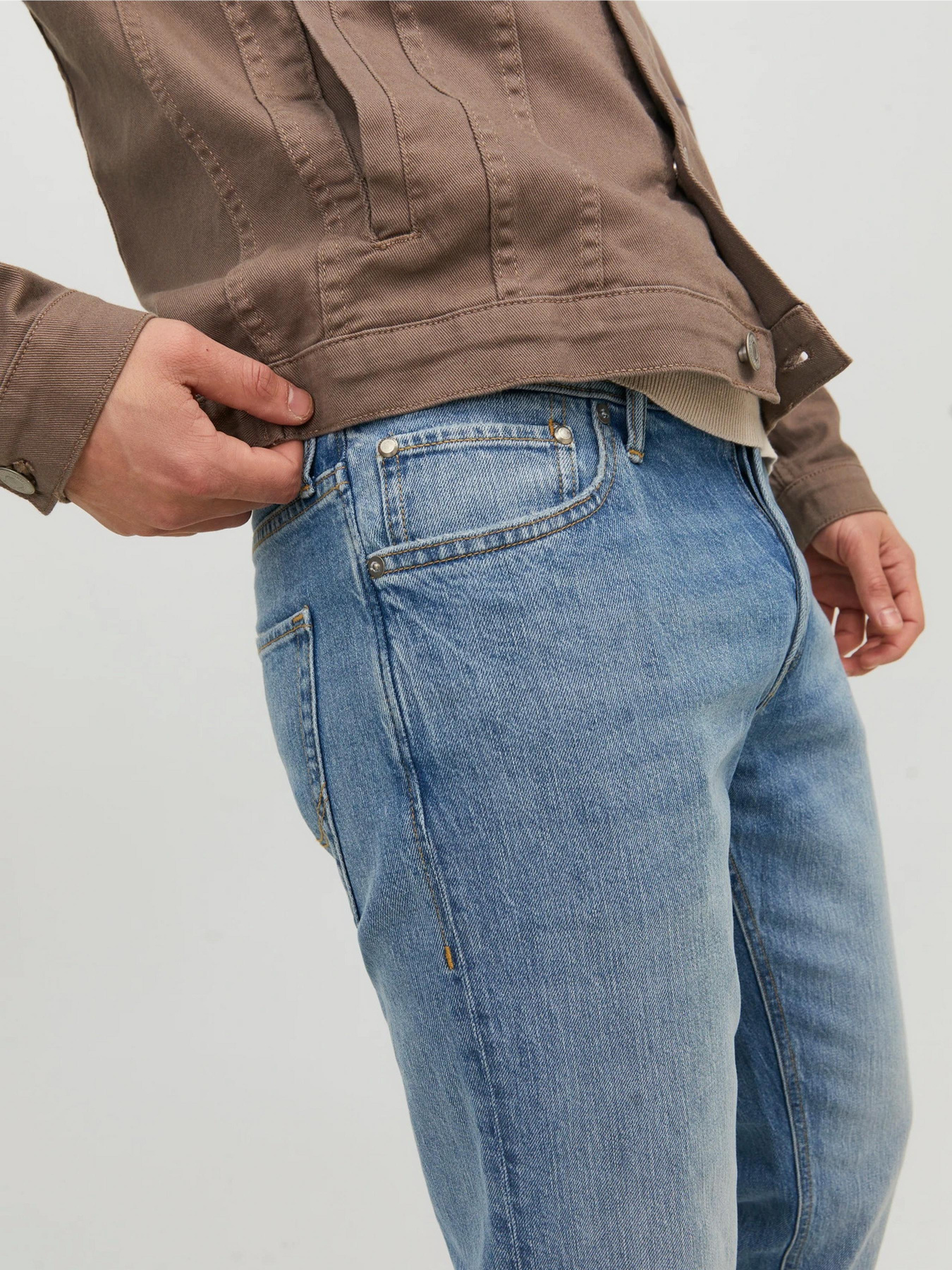 Завужені джинси JACK & JONES модель 12237309_Blue Denim Фото