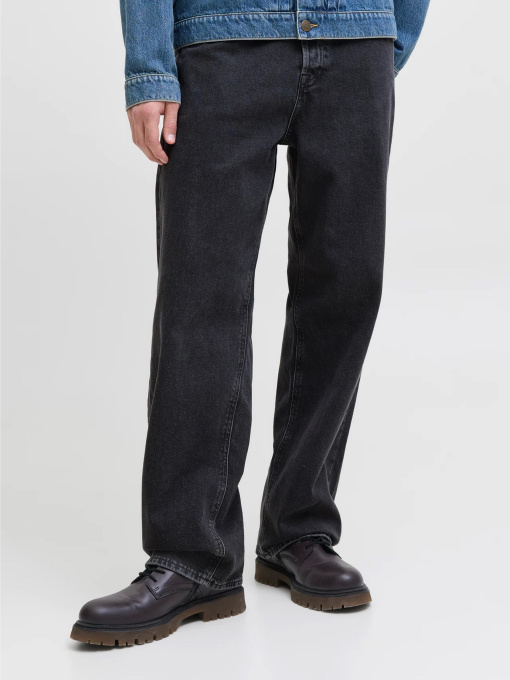 Широкие джинсы JACK & JONES модель 12252762_Black Denim Фото