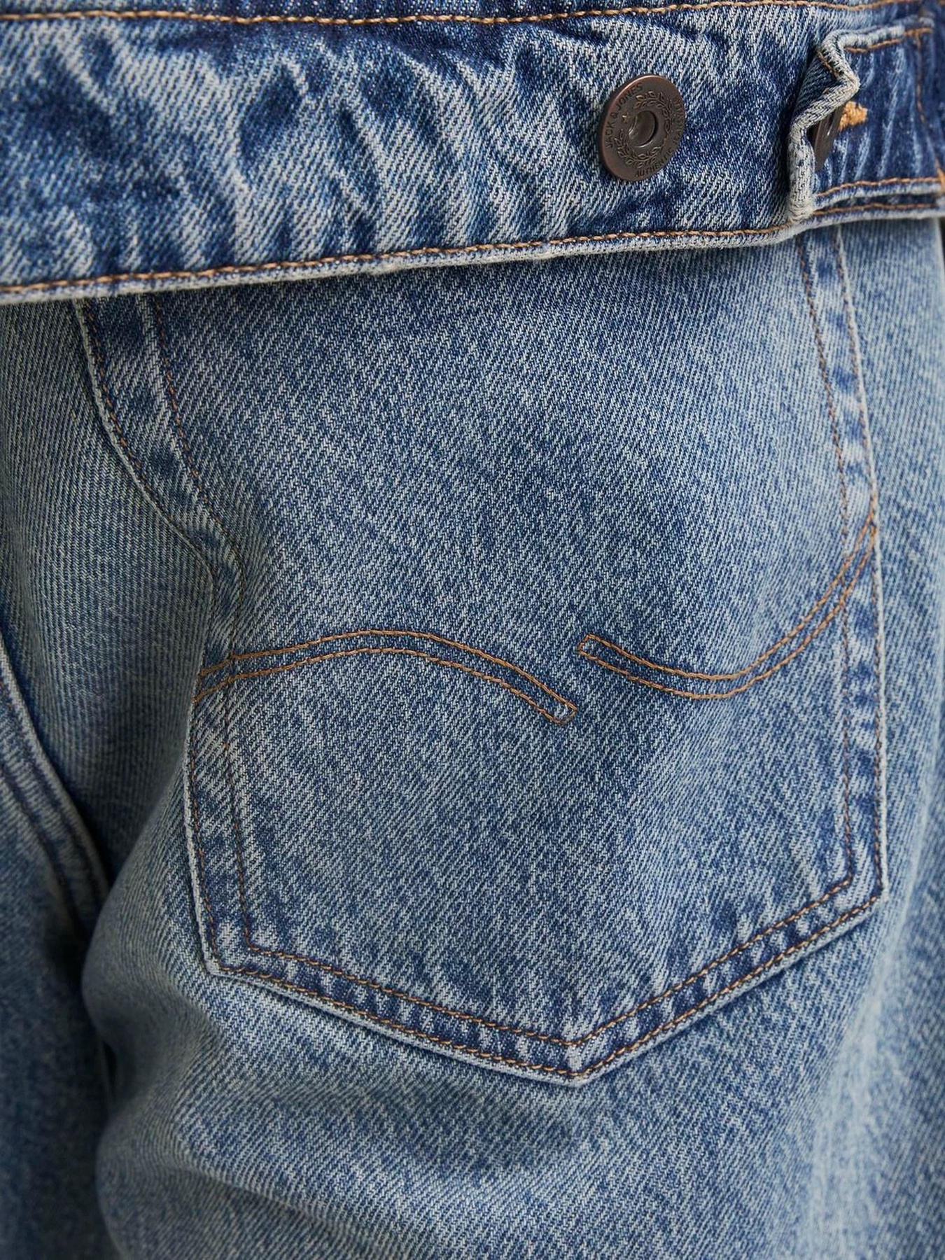 Прямые джинсы JACK & JONES модель 12269582_Blue Denim Фото