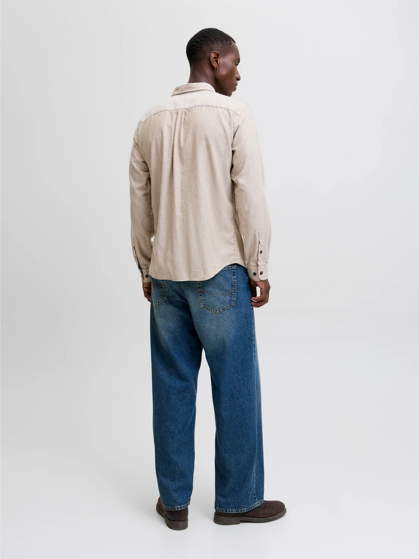 Рубашка JACK & JONES модель 12278416_Oatmeal Фото