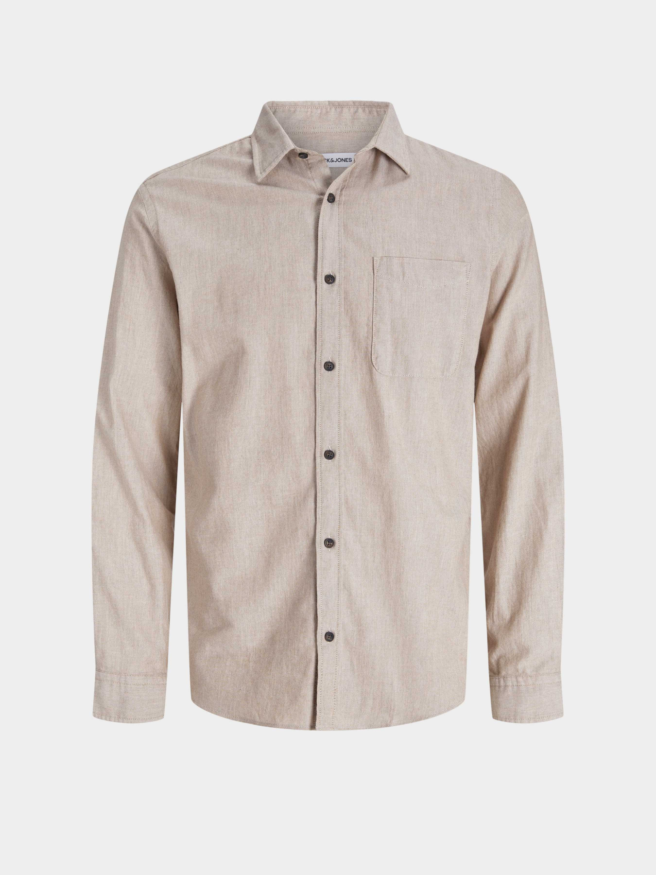 Рубашка JACK & JONES модель 12278416_Oatmeal Фото