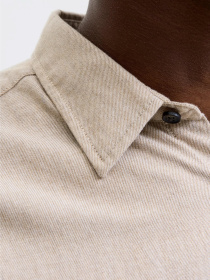 Рубашка JACK & JONES модель 12278416_Oatmeal Фото