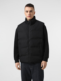 Утеплений жилет JACK & JONES модель 12278751_Black Фото