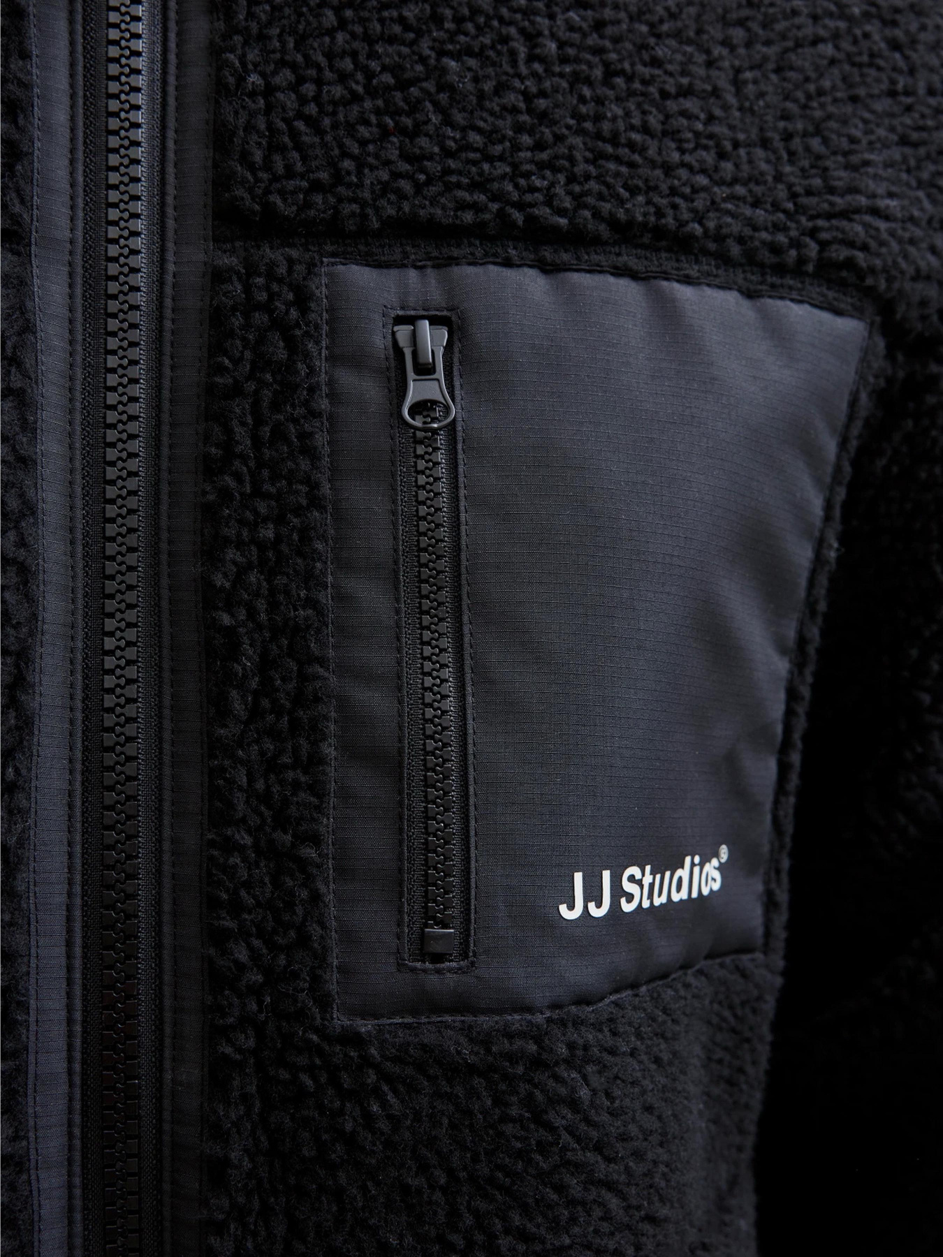 Куртка-шерпа JACK & JONES модель 12278784_Black Куртка-шерпа JACK & JONES модель 12278784_Black Фото