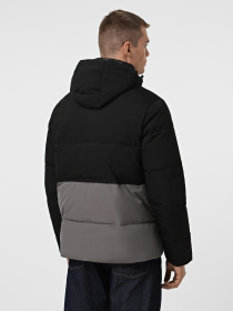 Демисезонная куртка JACK & JONES модель 12278792_Castlerock BLACK BLOCKING Фото