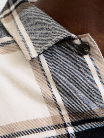 Рубашка в клетку JACK & JONES модель 12278969_Crockery Фото
