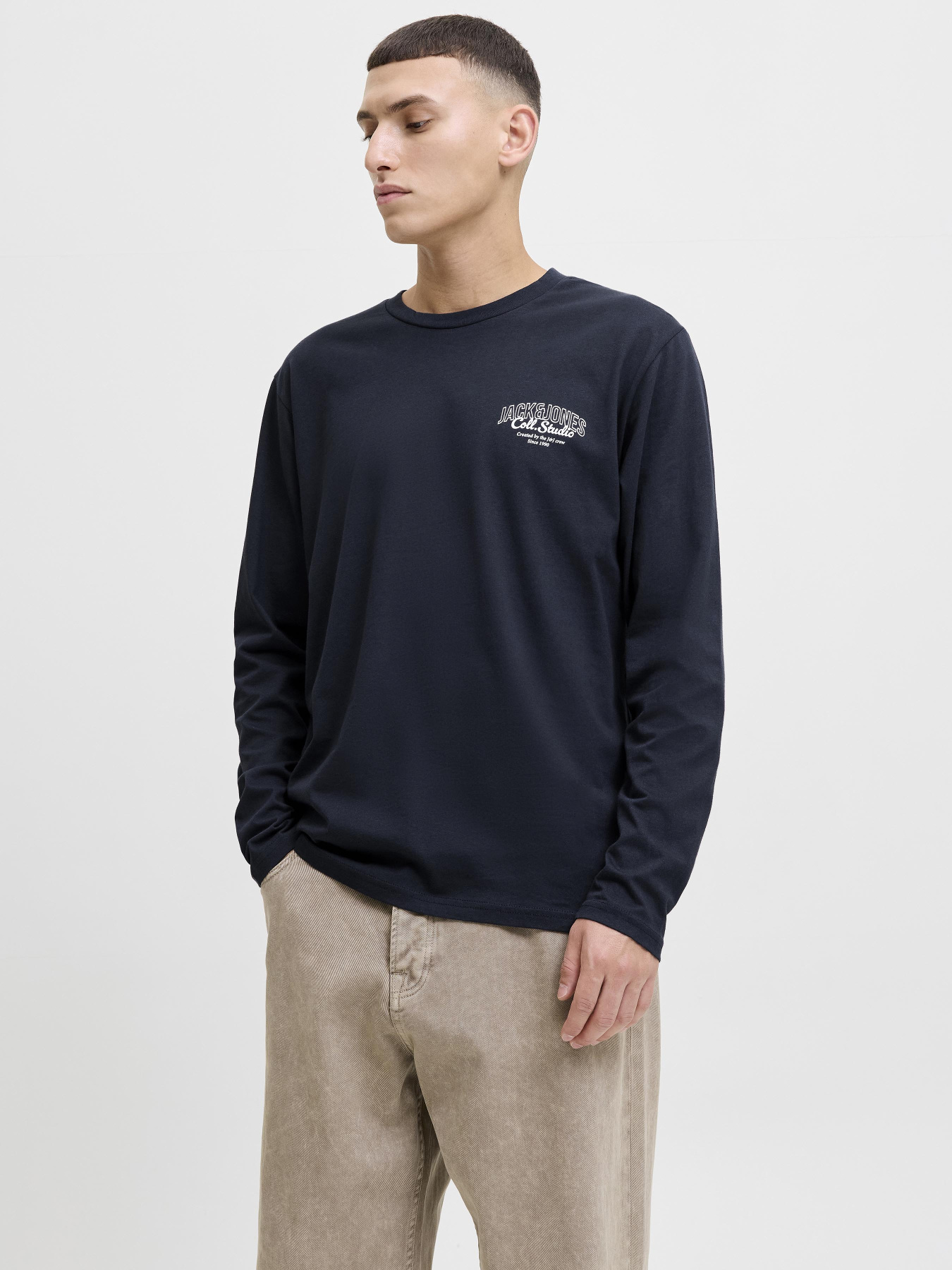 Лонгслив JACK & JONES модель 12278510_Sky Captain Фото