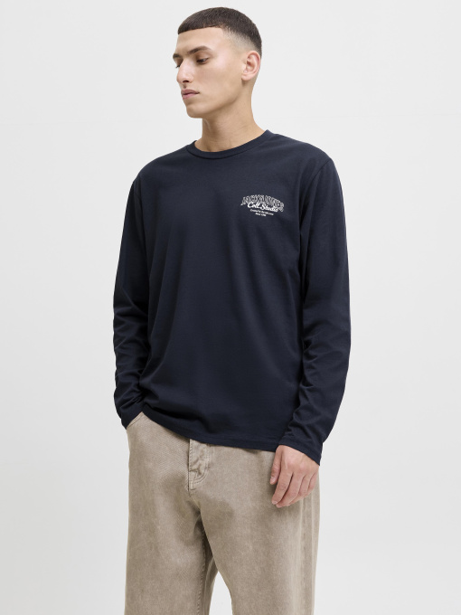 Худі та світшоти JACK & JONES MAKOTO TEE LS модель 12278510_Sky Captain Фото
