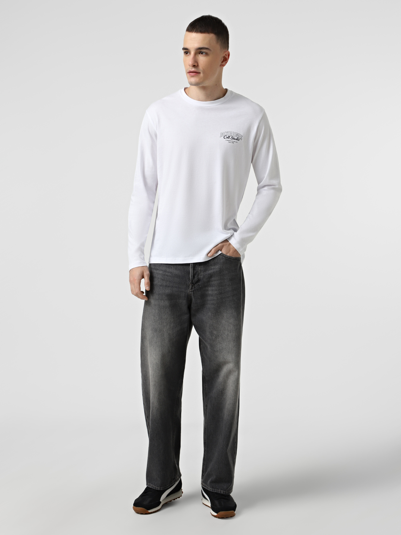 Лонгслив JACK & JONES модель 12278510_White Фото