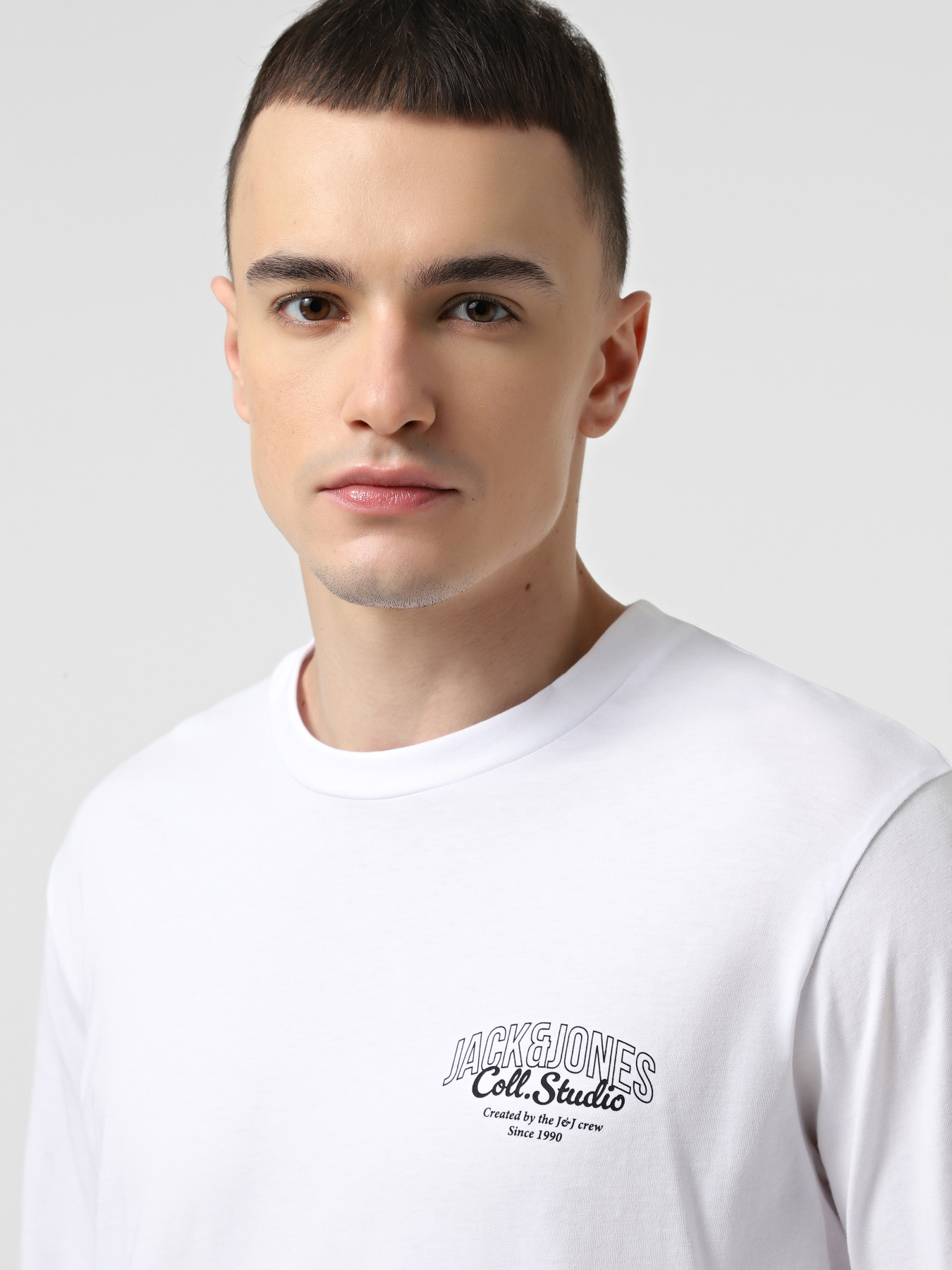 Лонгслів JACK & JONES модель 12278510_White Фото