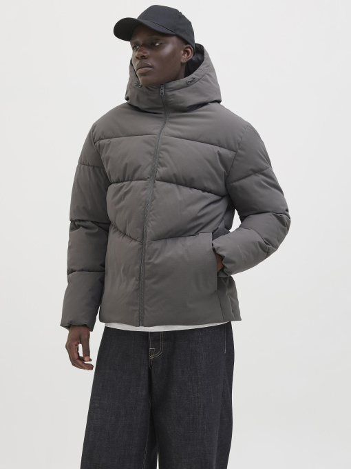 Куртки и дубленки JACK & JONES GLOBAL PUFFER JACKET модель 12283517_Castlerock Фото
