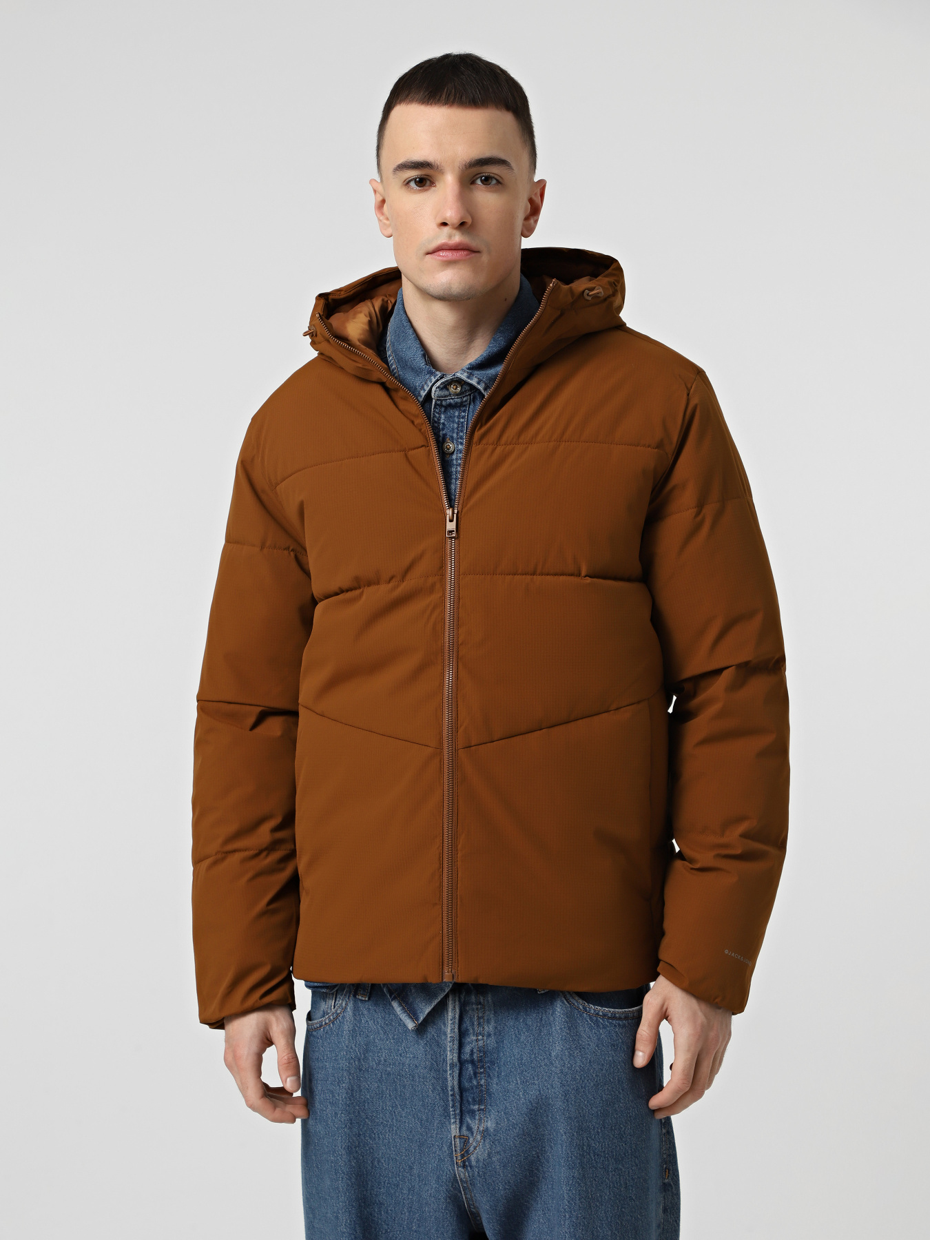 Куртки та дублянки JACK & JONES GLOBAL PUFFER JACKET модель 12283517_Monks Robe Фото