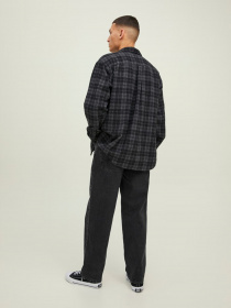 Широкие джинсы JACK & JONES модель 12216879_Black Denim Фото