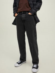 Широкие джинсы JACK & JONES модель 12216879_Black Denim Фото