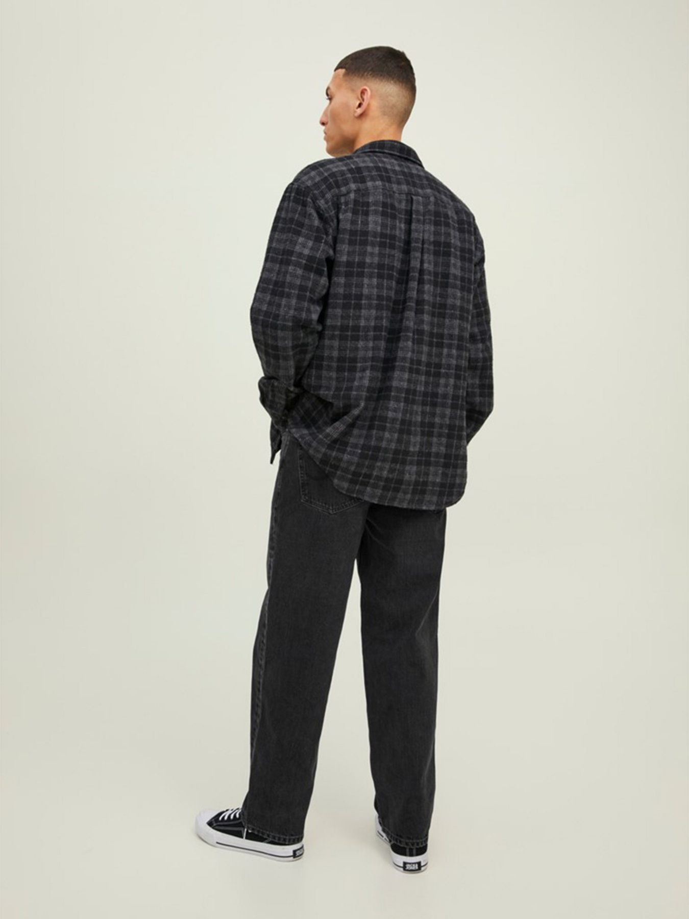 Широкі джинси JACK & JONES модель 12216879_Black Denim Фото