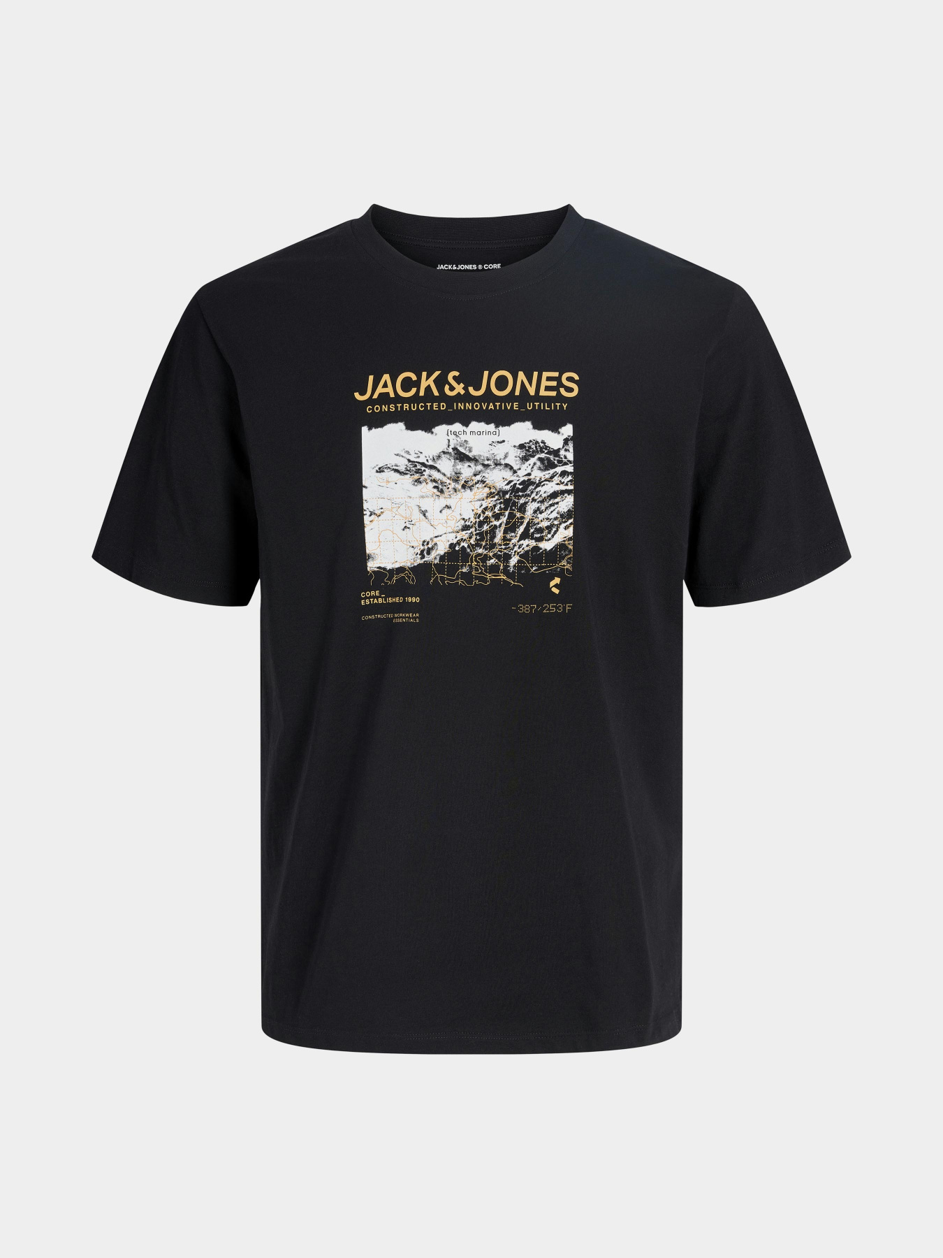 Футболка JACK & JONES модель 12284423_Black Фото