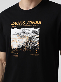 Футболка JACK & JONES модель 12284423_Black Фото