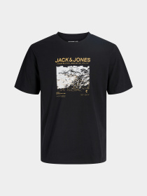 Футболка JACK & JONES модель 12284423_Black Фото