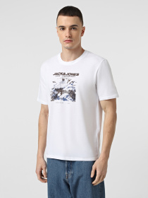 Футболка JACK & JONES Модель 12284423_Bright White Фото