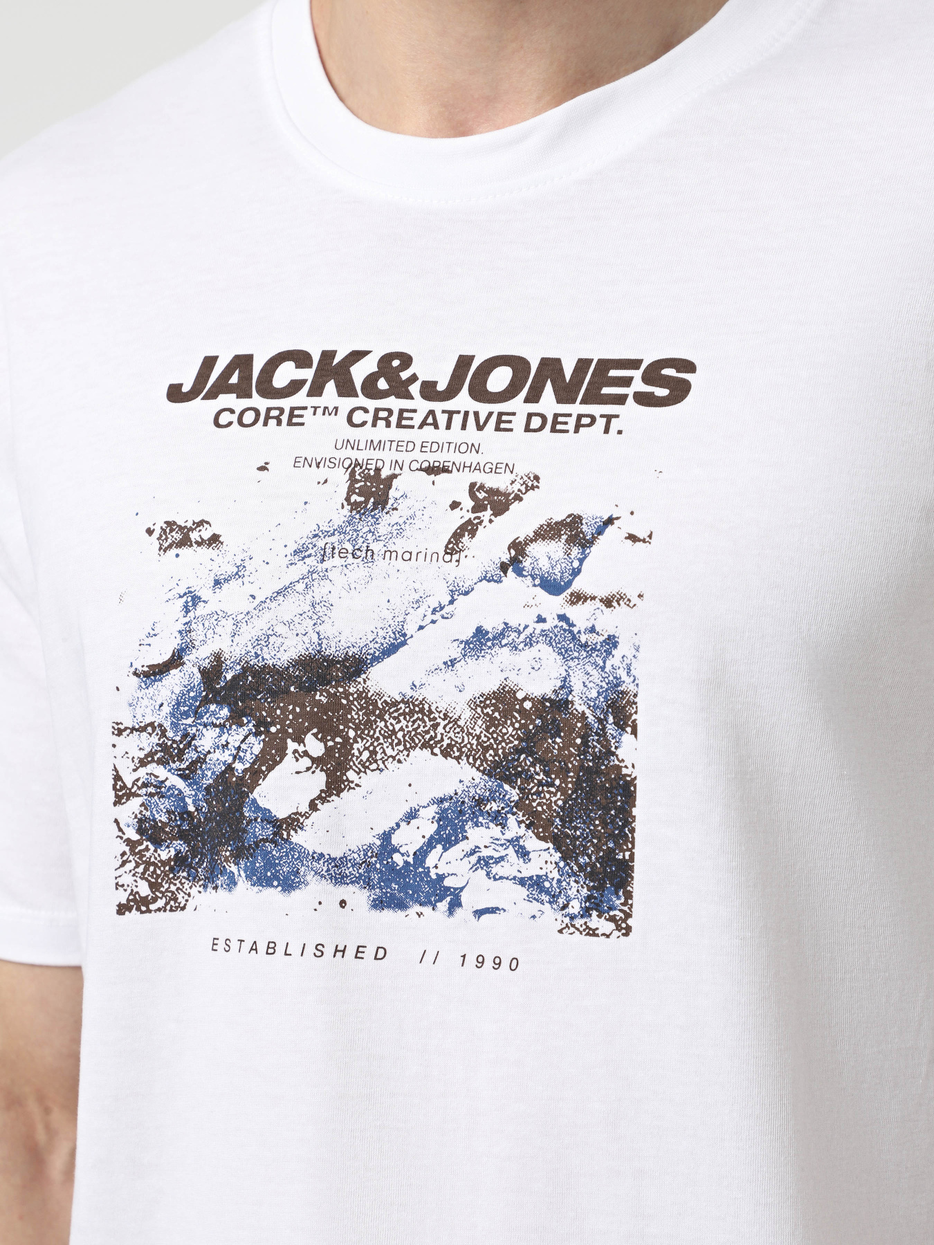 Футболка JACK & JONES модель 12284423_Bright White Фото