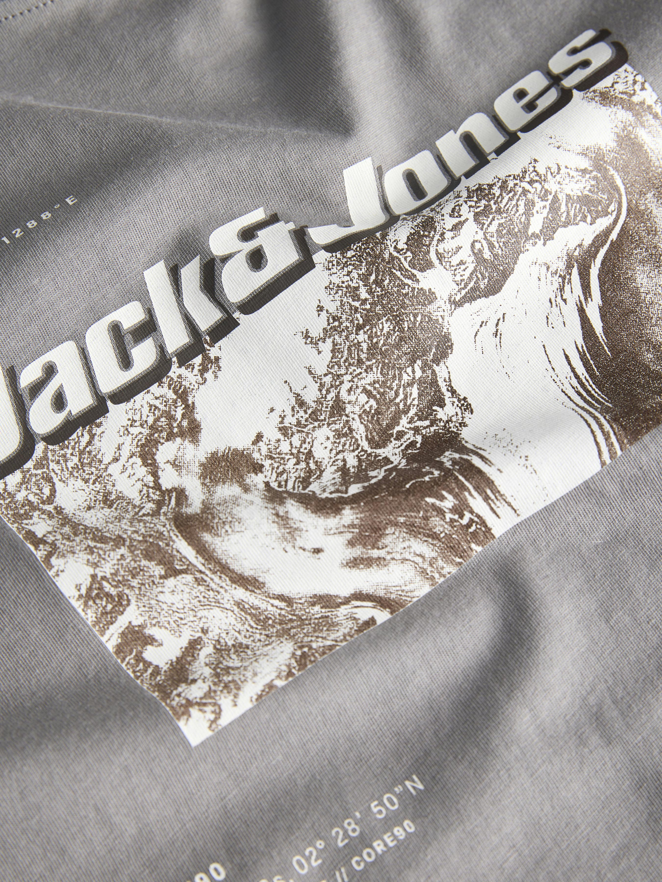 Футболка JACK & JONES модель 12284423_Gray Flannel Фото