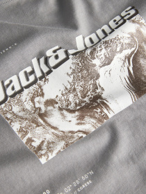 Футболка JACK & JONES модель 12284423_Gray Flannel Фото