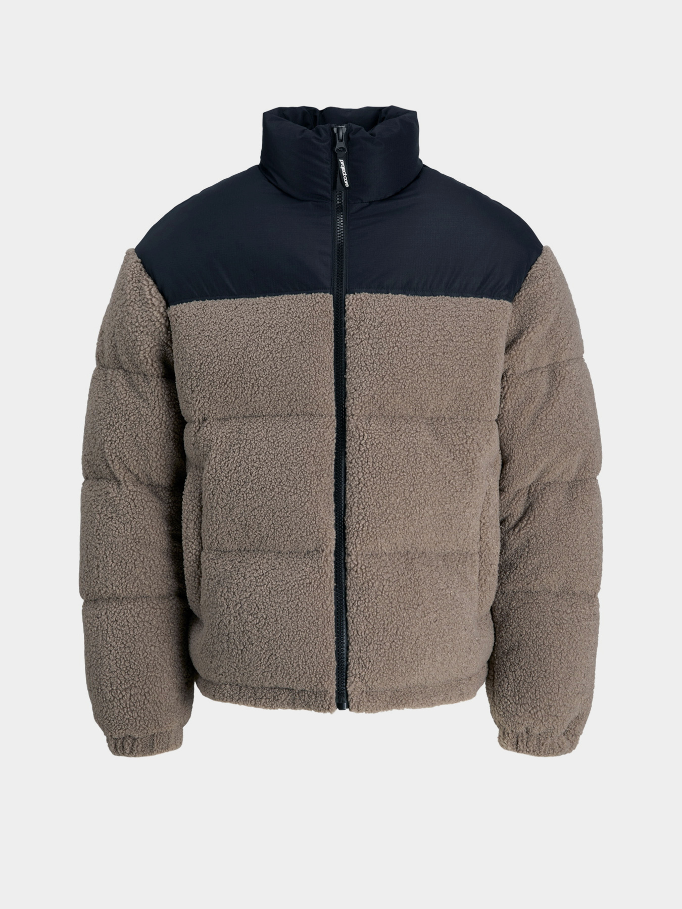 Куртка-шерпа JACK & JONES модель 12286050_Desert Taupe BLOCKING Фото